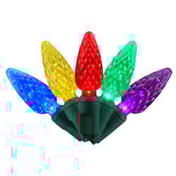 Celebrations Classic LED C6 Multicolored 100 ct String Christmas Lights 297 ft.