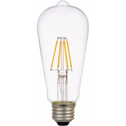 Sylvania TruWave ST19 E26 (Medium) LED Bulb Soft White 60 Watt Equivalence 1 pk