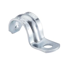 Halex Zinc-Plated Steel 1 Hole Strap 100 pack