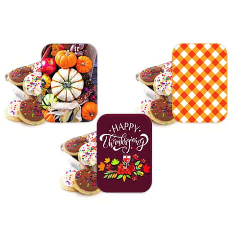 Gia's Kitchen Foil Containers with Festive Lids, Set of 12