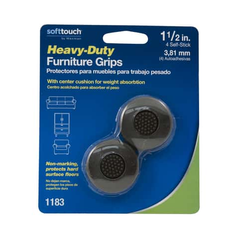 Softtouch 1 36pk Heavy Duty Non Slip Furniture Gripper Pad Black : Target