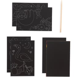 International Arrivals Ooly Funtastic Friends Scribble and Scratch Art Kit 1 pk