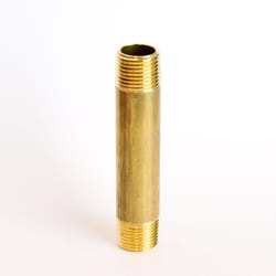 ATC 1/2 in. MPT 1/2 in. D MPT Yellow Brass Nipple 4 in. L