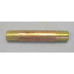 Campbell 2 in. MPT Red Brass Nipple 2-1/2 in. L