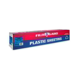 Film-Gard Plastic Sheeting 4 mil X 10 ft. W X 50 ft. L Polyethylene Black 1 pk
