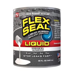 Flex Seal Family of Products Flex Seal White Liquid Rubber Sealant Coating 32 fl. oz.