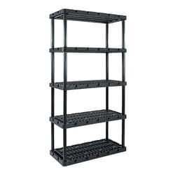 Gracious Living Knect-A-Shelf 72 in. H X 36 in. W X 18 in. D Resin Shelving Unit