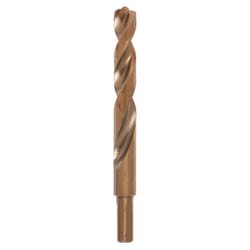 Milwaukee Red Helix 1/2 in. X 5.12 in. L Steel Thunderbolt Drill Bit 3-Flat Shank 1 pc