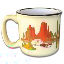 Camp Casual Multicolored Ceramic Desert Dreamin Vintage RV Coffee Mug 1 pc