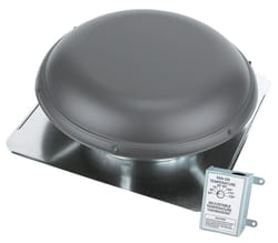 Air Vent 26.2 in. H X 25.8 in. W X 8.8 in. L X 14.5 in. D Brown Metal Power Roof Ventilator