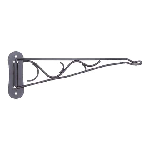 Panacea Black Steel 10 in. H Swivel Plant Hook