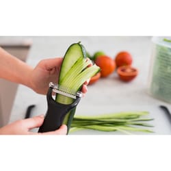 Kitchen Plastic Handle Apple Potato Fruit Vegetable Peeler Tool Orange -  7.5 x 1.6 x 0.6(L*W*H) - Bed Bath & Beyond - 28771295