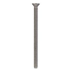 HILLMAN No. 10-24 X 3 in. L Phillips Flat Head Stainless Steel Machine Screws 50 pk