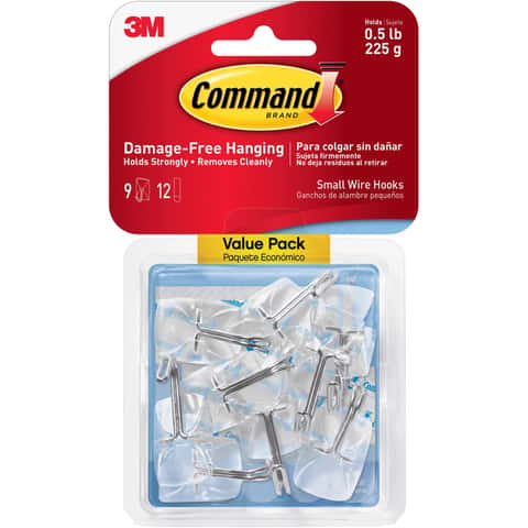 3M Command Small Plastic Light Clips 1.25 in. L 16 pk - Ace Hardware