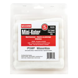 Wooster Mini-Koter Fabric 6 in. W X 3/8 in. Mini Paint Roller Cover 10 pk