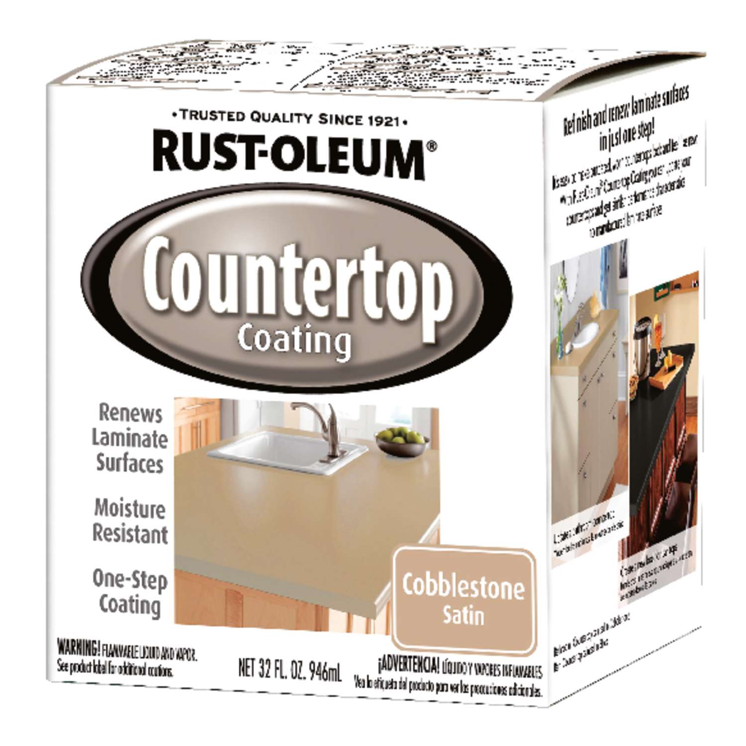 Rust Oleum Cobblestone Countertop Kit 32 Oz Ace Hardware