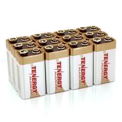 Tenergy 9-Volt Alkaline Batteries 12 pk Boxed