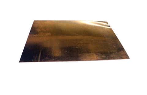 K&S 0.008 in. X 6 in. W X 12 in. L Phosphorus Bronze Sheet Metal