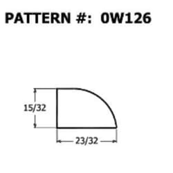 Alexandria Moulding 1/2 in. H X 8 ft. L Unfinished Natural Pine Molding