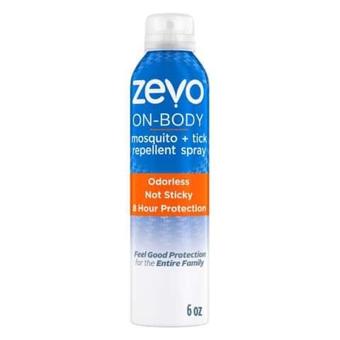 Zevo On-Body Aerosol Spray Insect Repellent Liquid For Mosquitoes/Ticks