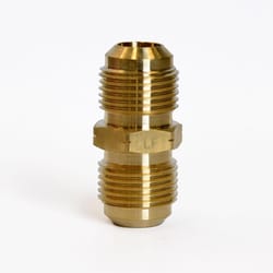 ATC 1/2 in. Flare X 1/2 in. D Flare Yellow Brass Union