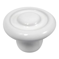 Laurey Porcelain Round Cabinet Knob 1-3/8 in. D 1 pk