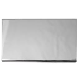 Laurey Contemporary/Modern Rectangle Edge Pull 2 in. Polished Chrome Silver 1 pk