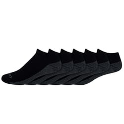 Dickies Dri-Tech Men's 6-12 No-Show Socks Black