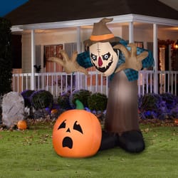 Gemmy 7.5 ft. LED Prelit Animated Airblown Haunted Scarecrow Inflatable