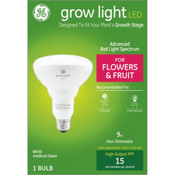 GE Advanced Red Spectrum BR30 E26 (Medium) LED Grow Light Natural Light 1 pk