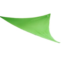Coolaroo Polyethylene Shade Sail Triangle Shade Sail Canopy 9.9 ft. H X 9.9 ft. W X 9.9 ft. L