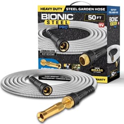 Bionic Steel Pro 5/8 in. D X 50 ft. L Heavy Duty Commercial Grade Garden Hose