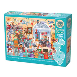 Cobble Hill Cats and Dogs Museum Jigsaw Puzzle Cardboard 350 pc