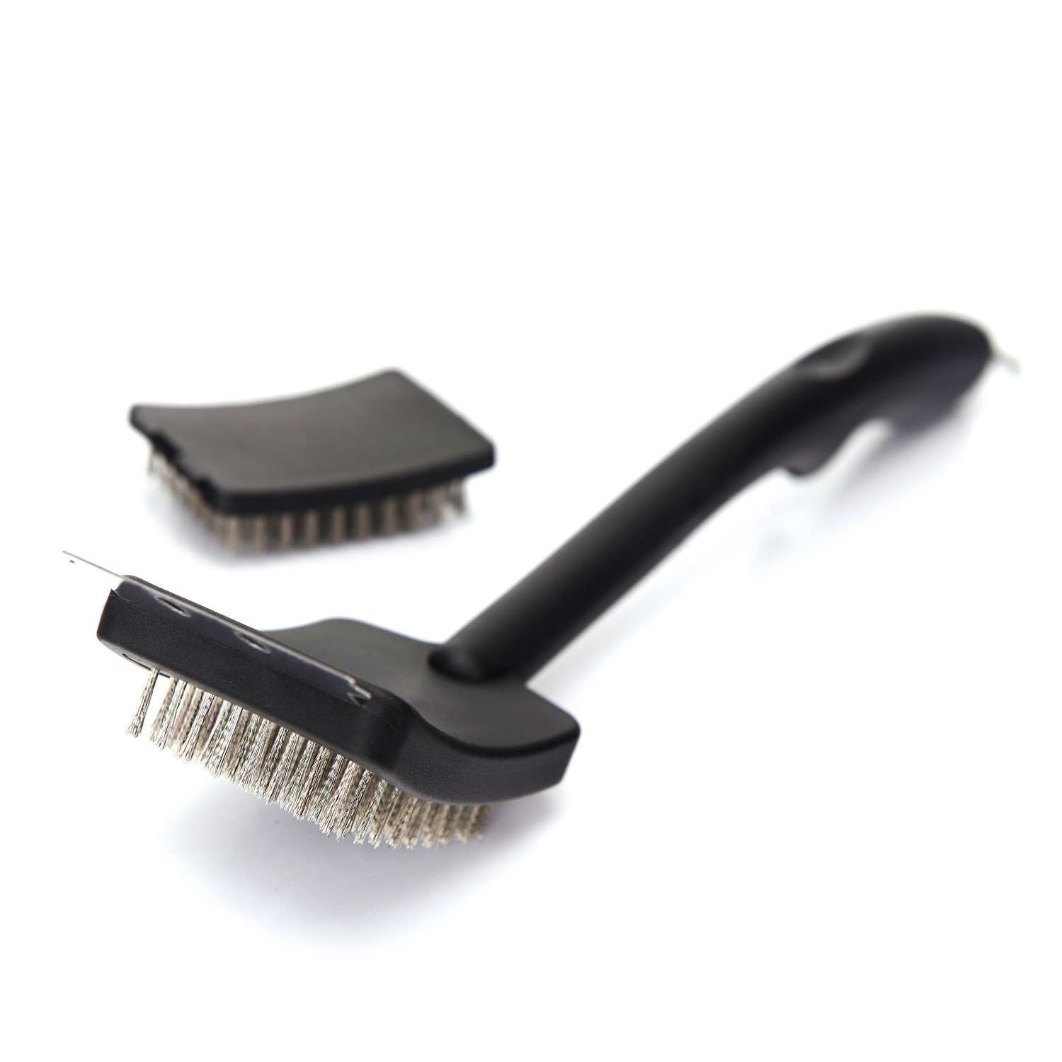 Grill Mark Stainless Steel Black Grill Brush Set 2 pc. Ace Hardware