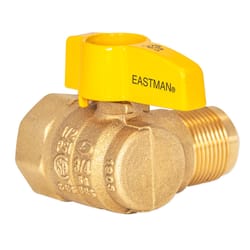 Eastman Magne Flo 5/8 in. Brass Push Fit Ball Valve T-Handle For Gas