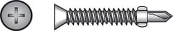 HILLMAN No. 12 Ga. X 2 in. L Phillips Flat Head Sheet Metal Screws 1 pk