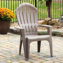 Adams realcomfort 1 gray deals polypropylene adirondack chair