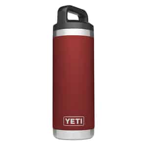YETI  Rambler  Brick Red  Stainless Steel  Insulated Bottle  BPA Free 18 oz. 