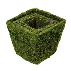 SuperMoss Deco Wire Woodside Planter Set Green