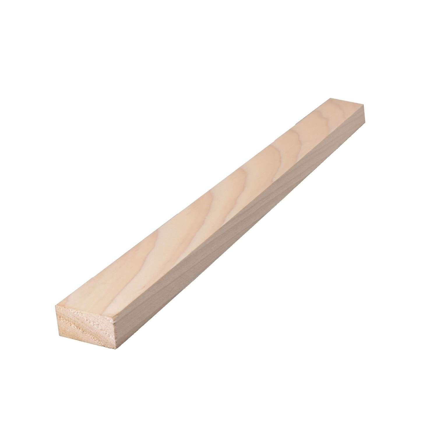 Alexandria Moulding 1 in. X 3 in. W X 6 ft. L Poplar Board #2/BTR ...