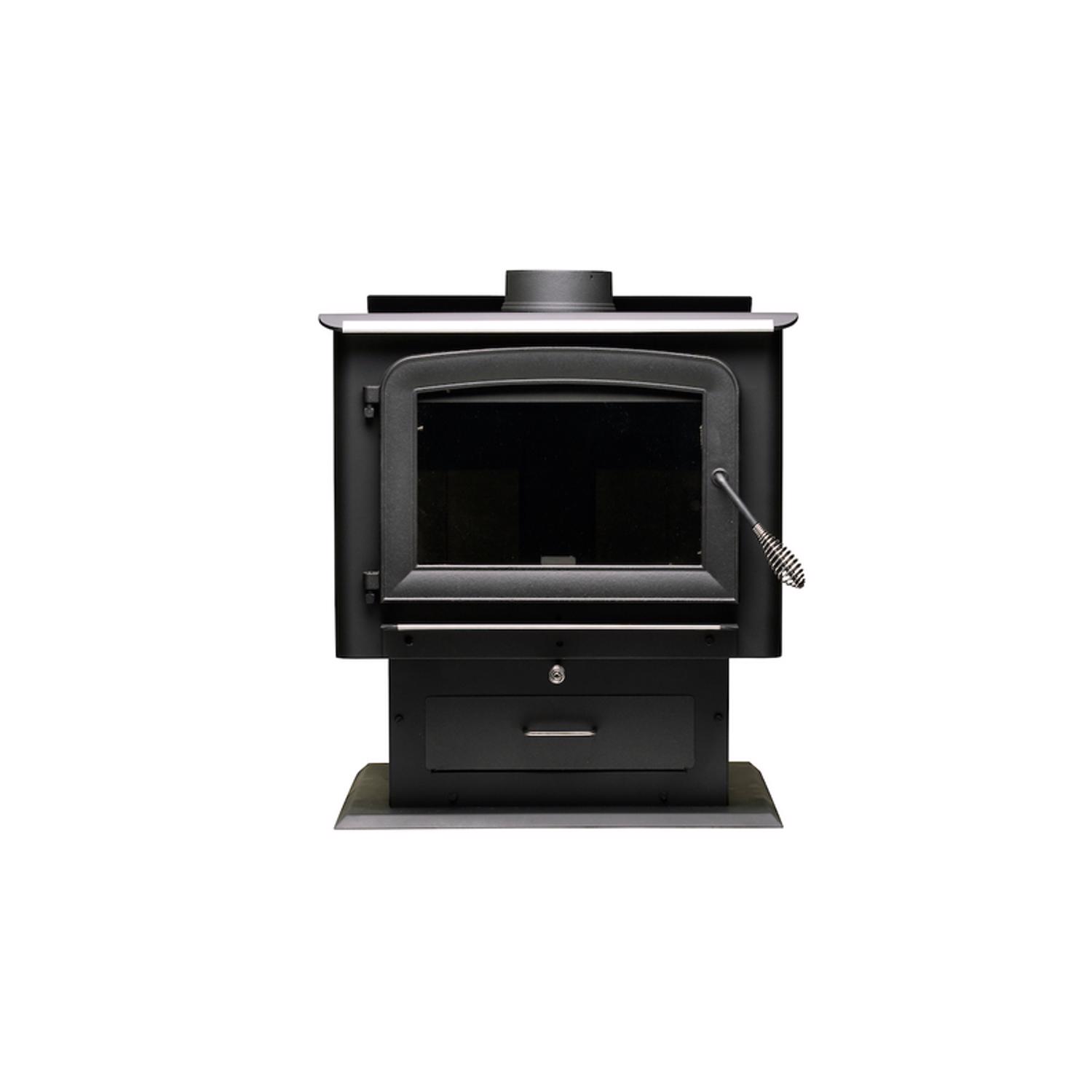 Photos - Other for heating US Stove Ashley Hearth EPA Certified 2500 sq ft Pedestal Wood Burning Stov