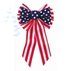 Holiday Trims patriotic Patriotic Bow Velvet 1 pk