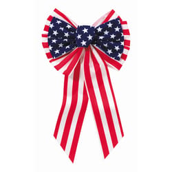 Holiday Trims patriotic Patriotic Bow Velvet 1 pk