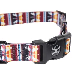 Hooey Nomad Multicolored Totem Polyester Dog Collar Medium