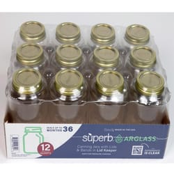 Superb Regular Mouth Canning Jar 32 oz 12 pk