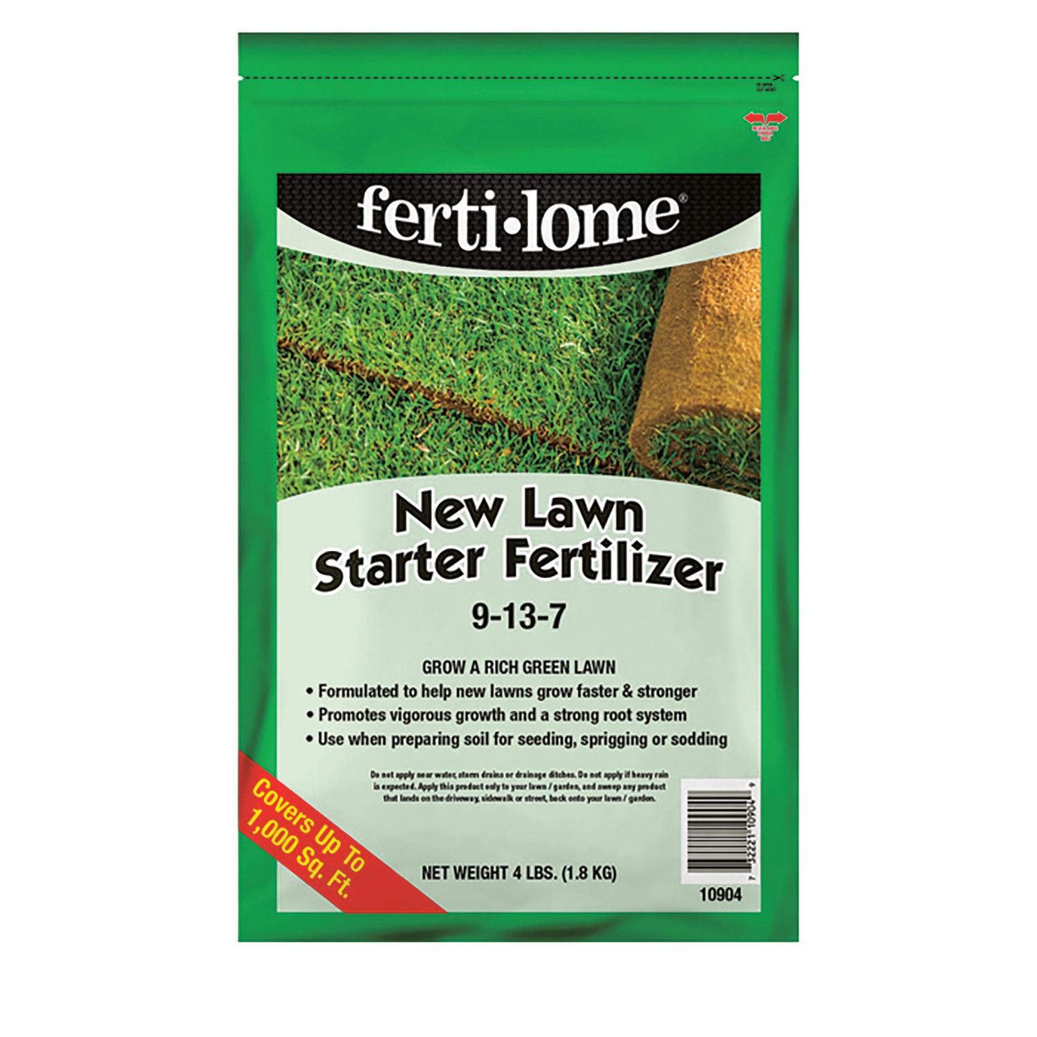 Ferti-Lome Lawn Starter Lawn Fertilizer For All Grasses 1000 sq ft