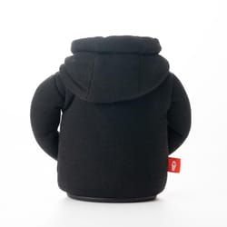 Puffin Drinkwear The Hoodie Black Cotton Bottle Holder