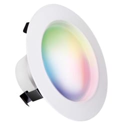 Feit Smart Home Frost White 5.1 in. W Aluminum LED Smart-Enabled Recessed Downlight 8 W