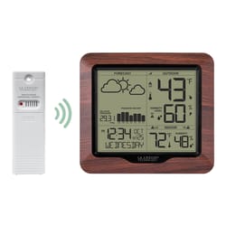 La Crosse Technology Analog Thermometer with Hygrometer Plastic White 10.13  in. - Ace Hardware