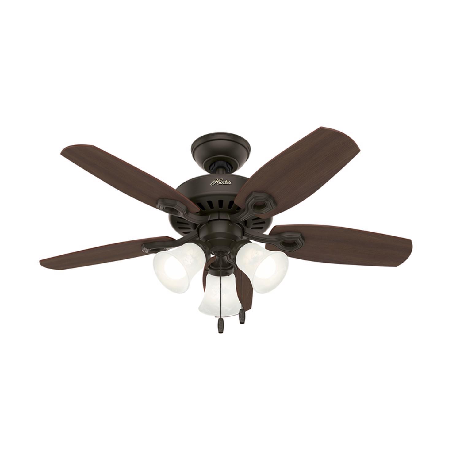 Hunter Builder 42 in. New Bronze LED Indoor Ceiling Fan Uae Electronic uaeelectronic.com